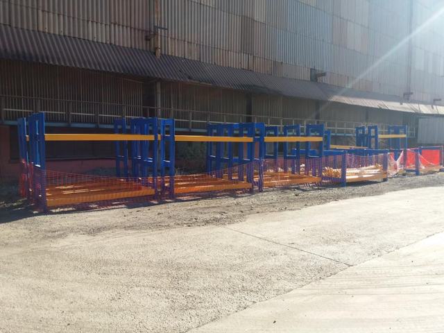 Tyre Shop Monorail Crane Foundation and Rack Fabrication